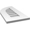 Ekena Millwork Quarter Round Top Left Surface Mount PVC Gable Vent w/ 3-1/2"W x 1"P Standard Frame, 12"W x 24"H GVPQL12X2401SN - alternate 2